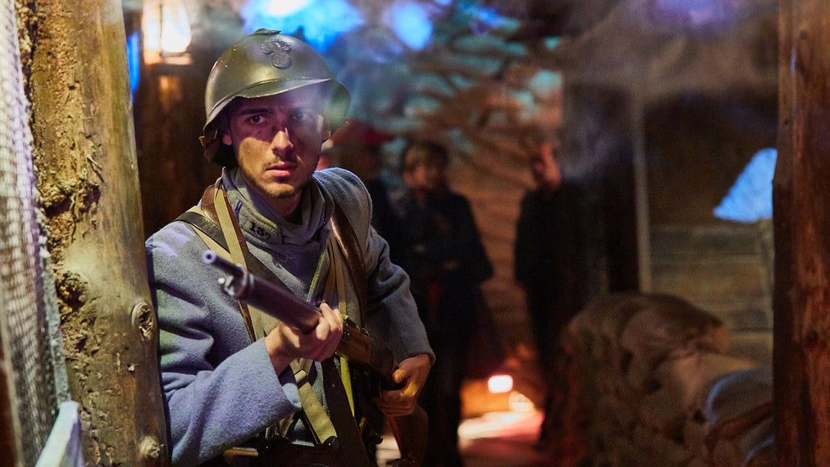 Les Amoureux de Verdun im Puy du Fou Freizeitpark in Europa