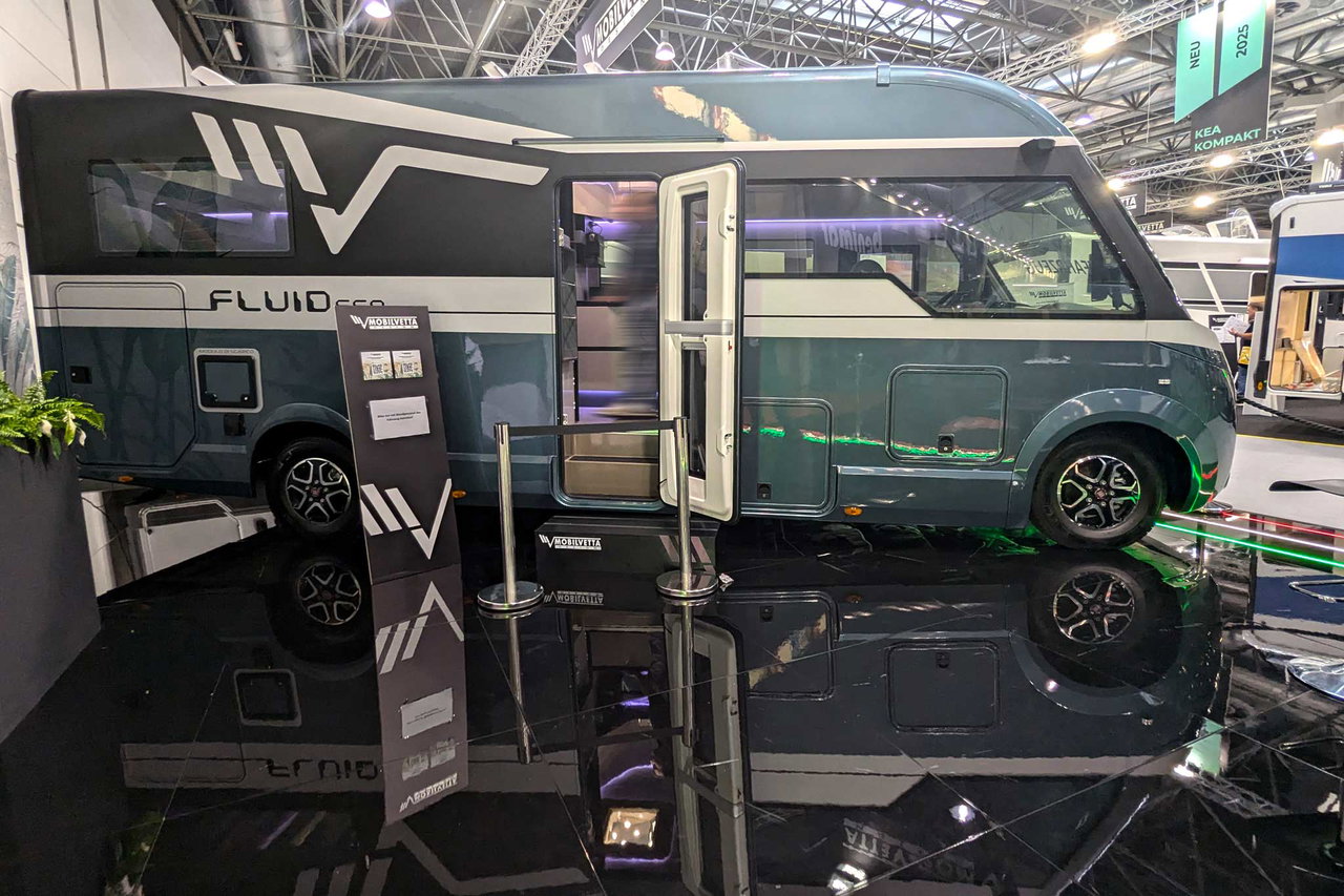 Mobilvetta Fluideen Studie Außenansicht Caravan Salon 2024