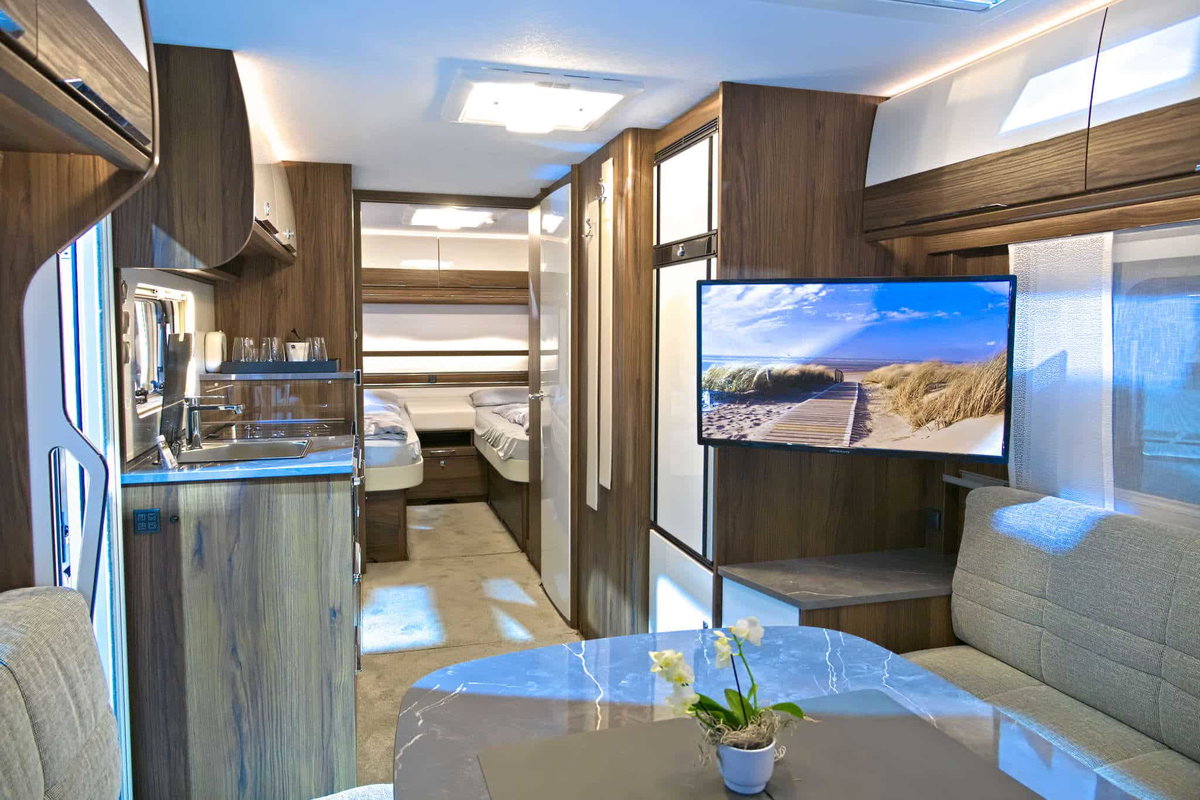 Dinette Fendt Diamant 560 GDW, TV Caravan Salon 2024