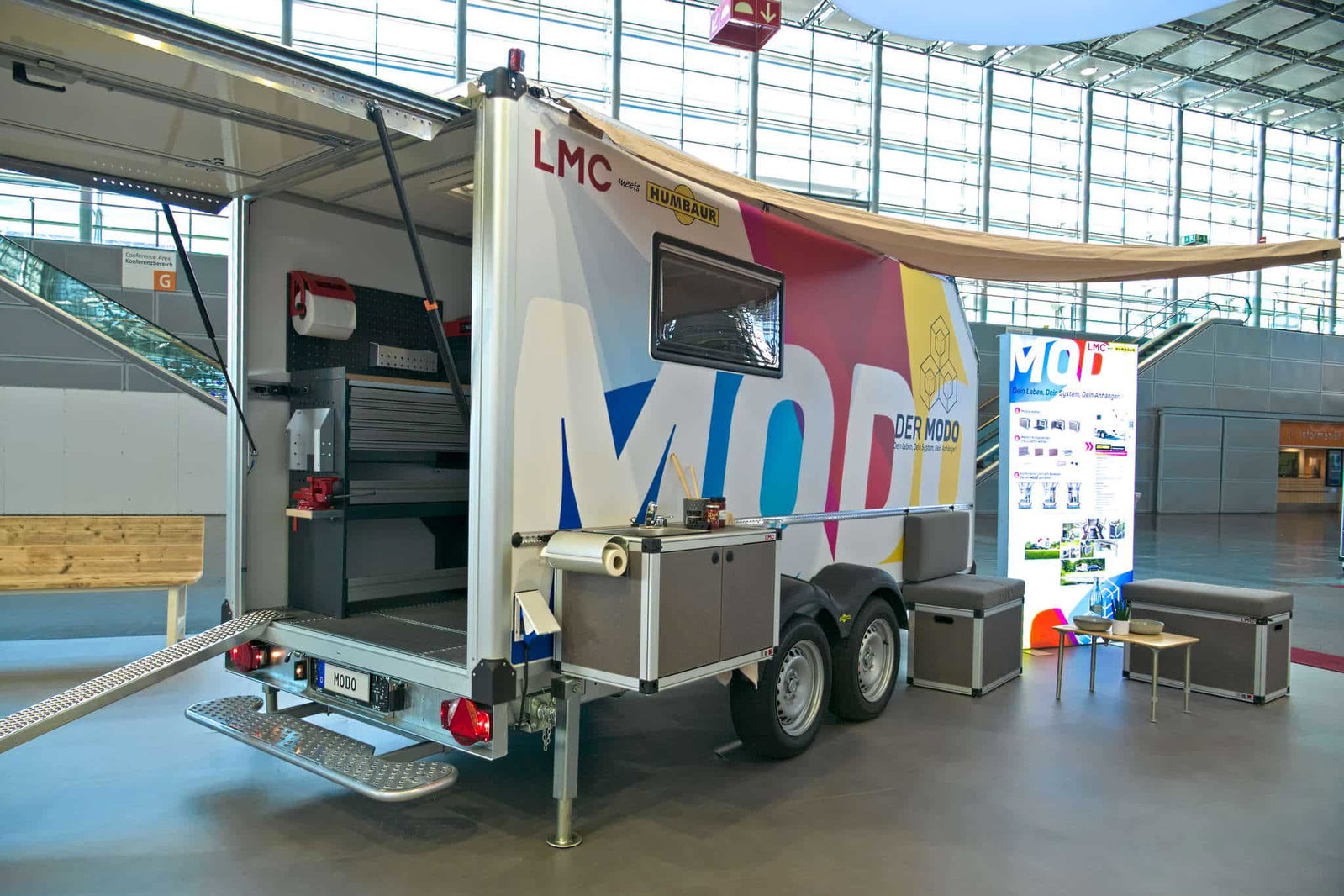 LMC Modo (2025): Roulotte modulare con sistema modulare basato su Humbaur