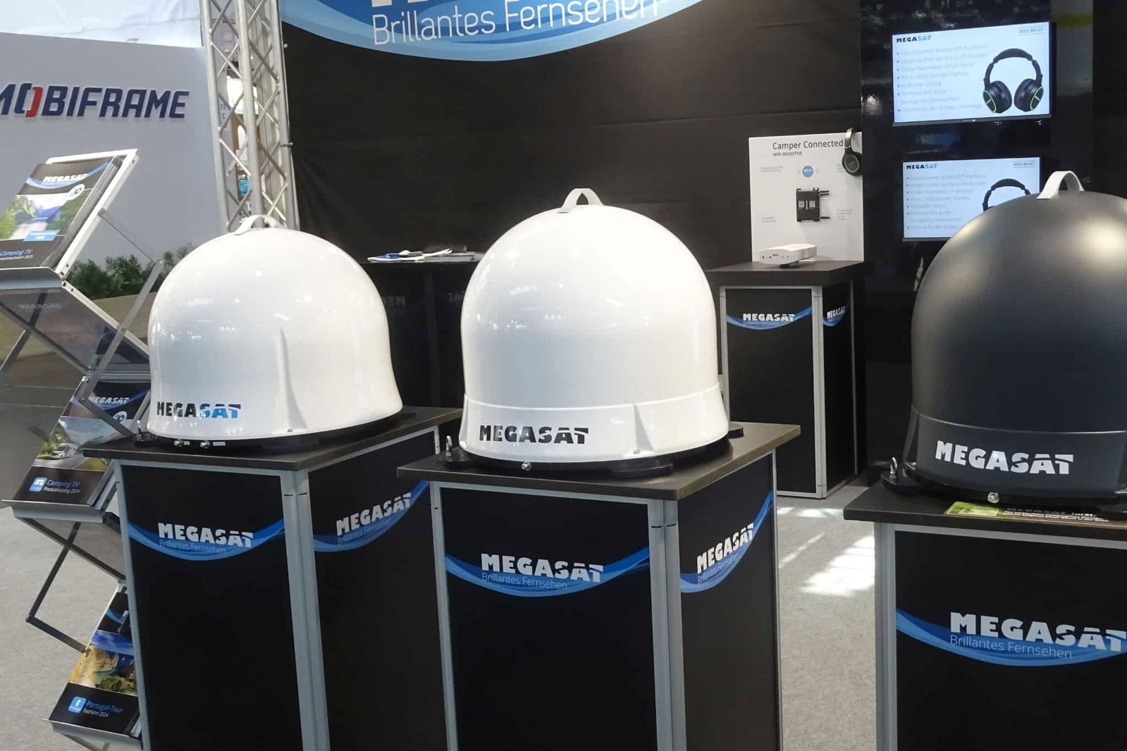 Innovazioni di prodotto Megasat (2025) - Antenna satellitare mobile, booster WiFi e cuffie Bluetooth
