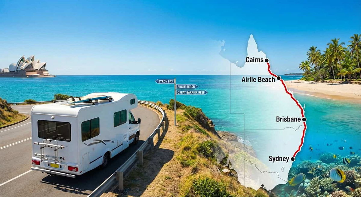 Viaggio in camper lungo la costa